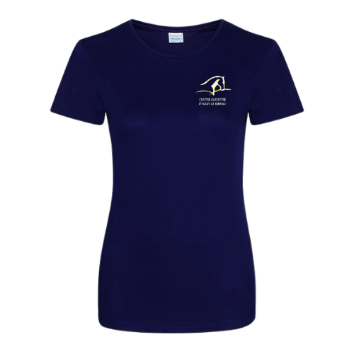 JC005 - T-shirt cool Girlie T-shirt respirant femme floqué cœur et dos