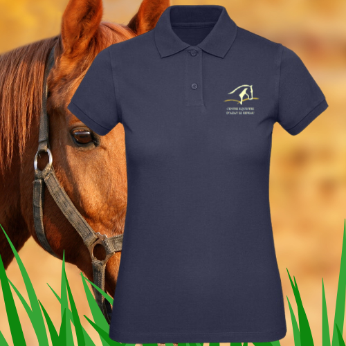 B260F - B&C Inspire Polo /women Polo femme brodé coeur & dos
