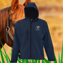 L848 - Softshell capuche Homme floqué coeur & dos