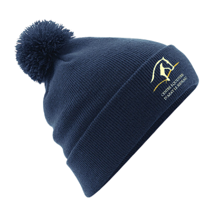 BC426 - Bonnet à pompon brodé